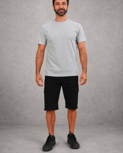 Short Denim Cargo Black