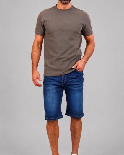 Short Denim Slim Mid