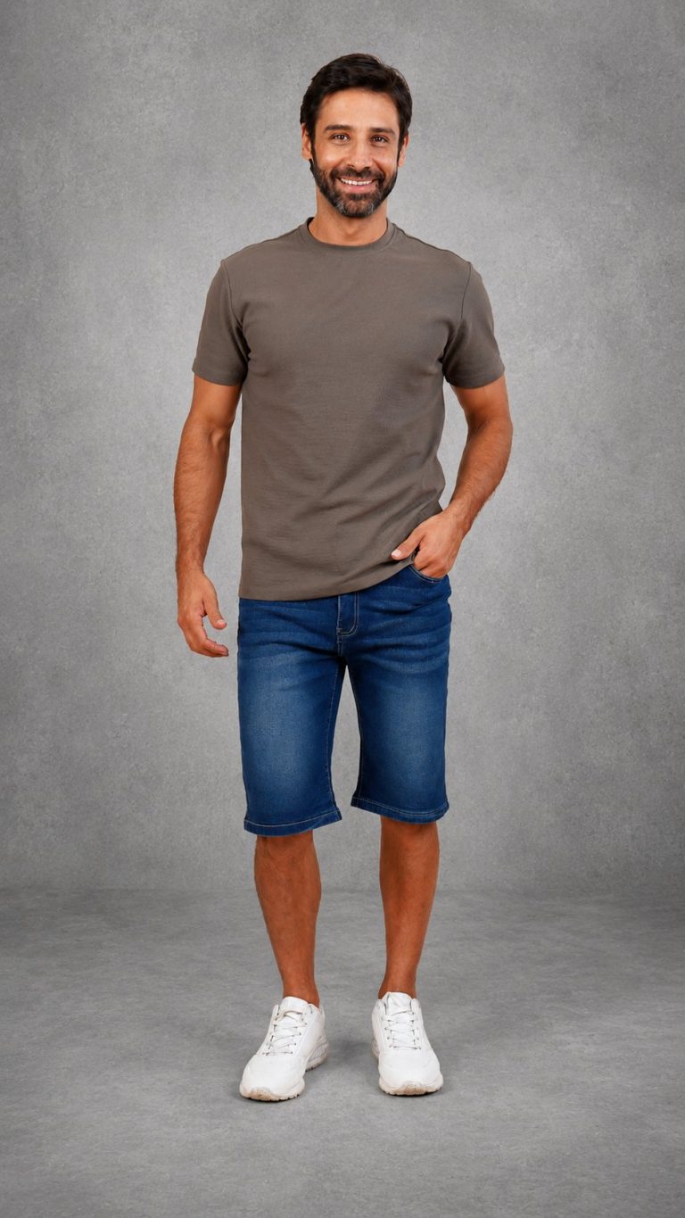 Short Denim Slim Indigo
