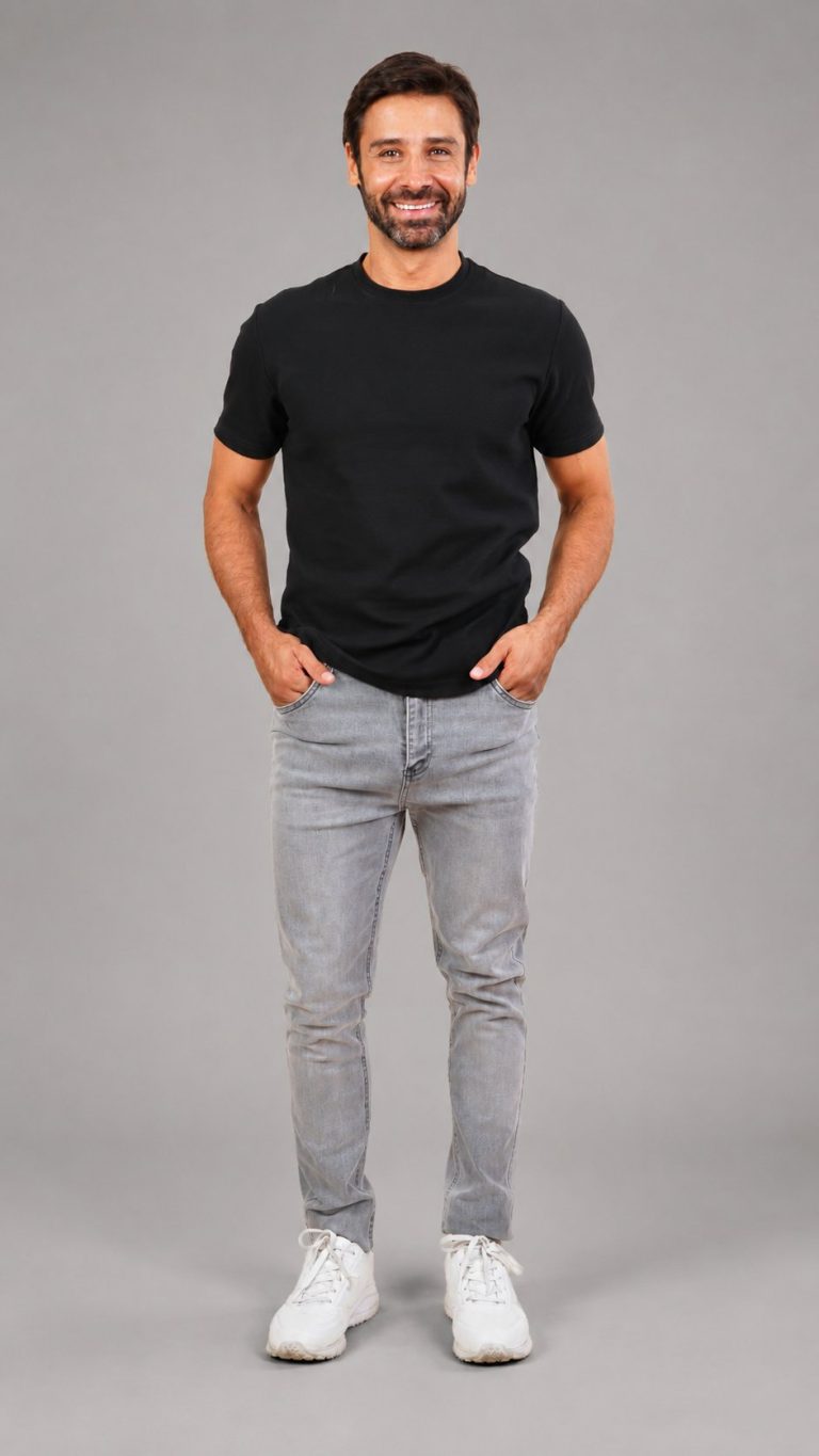 Skinny Smoky Grey