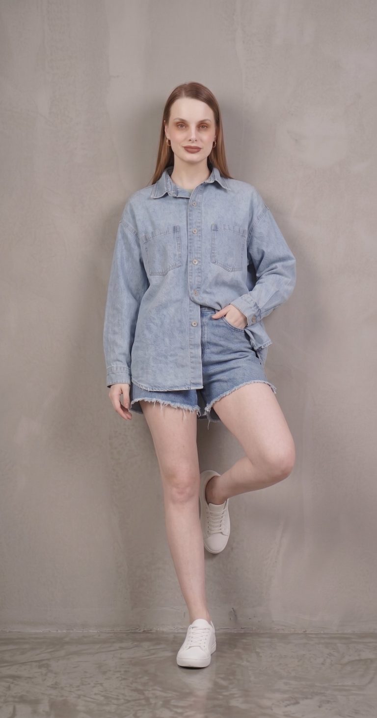 Camisa Denim Oversize