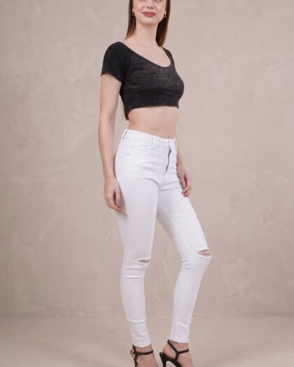 Skinny White Ripped