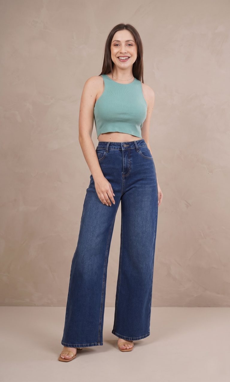 Wide Leg Classic Mid
