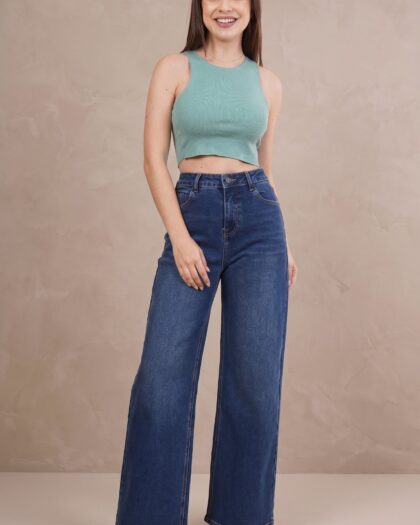 Wide Leg Classic Mid