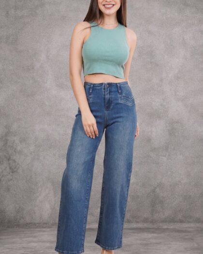 Wide Leg Modern Mid