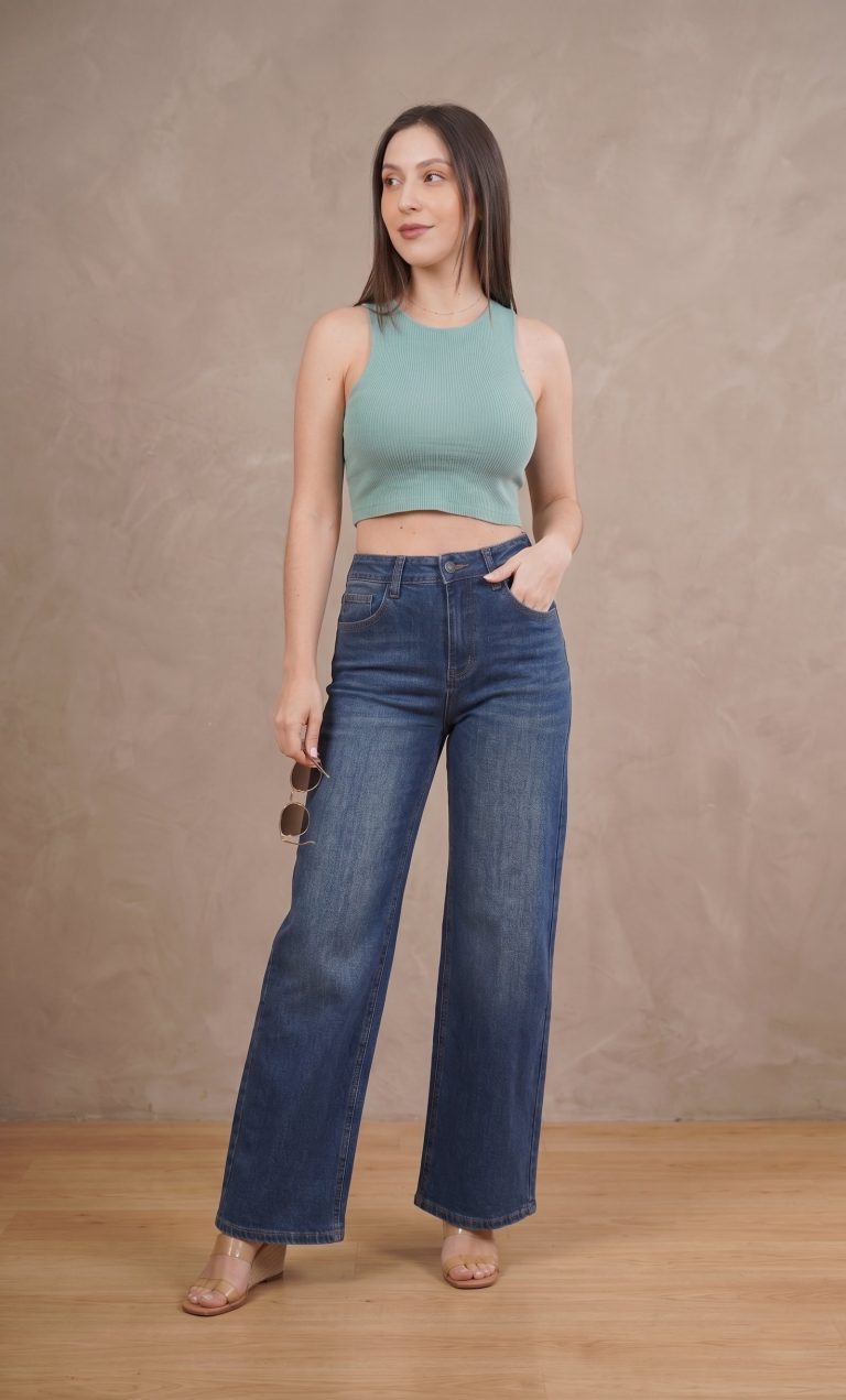 Wide Leg Everyday Mid