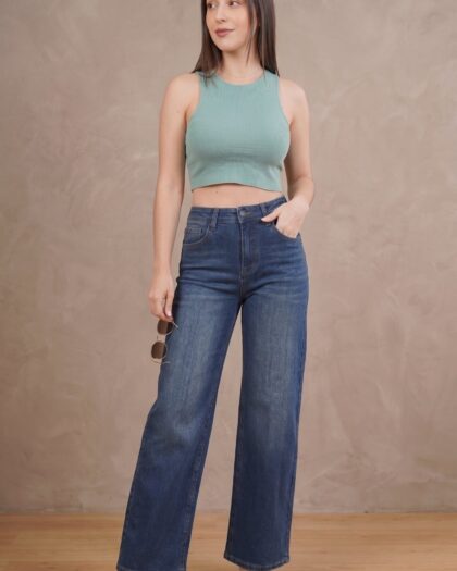 Wide Leg Everyday Mid