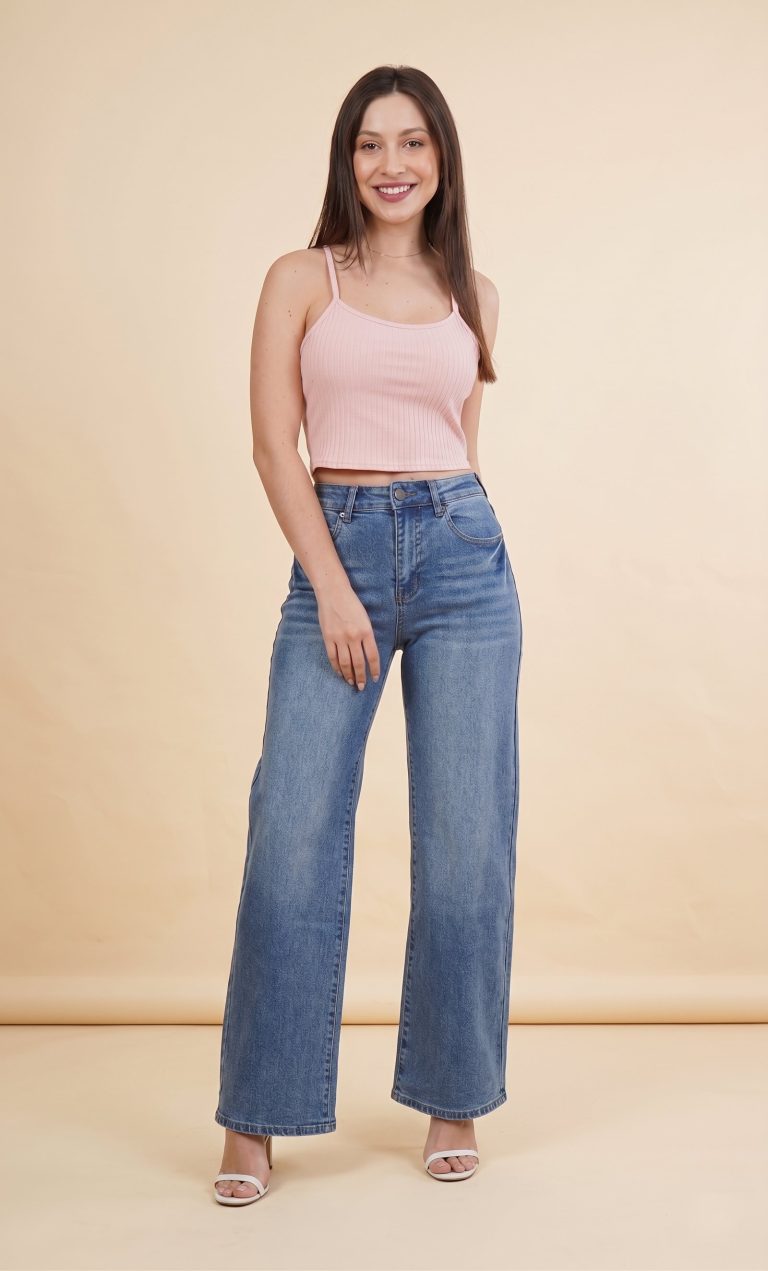 Wide Leg Fresh Sky