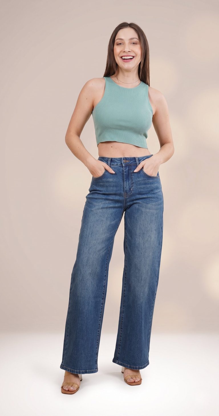 Wide Leg Urban Mid