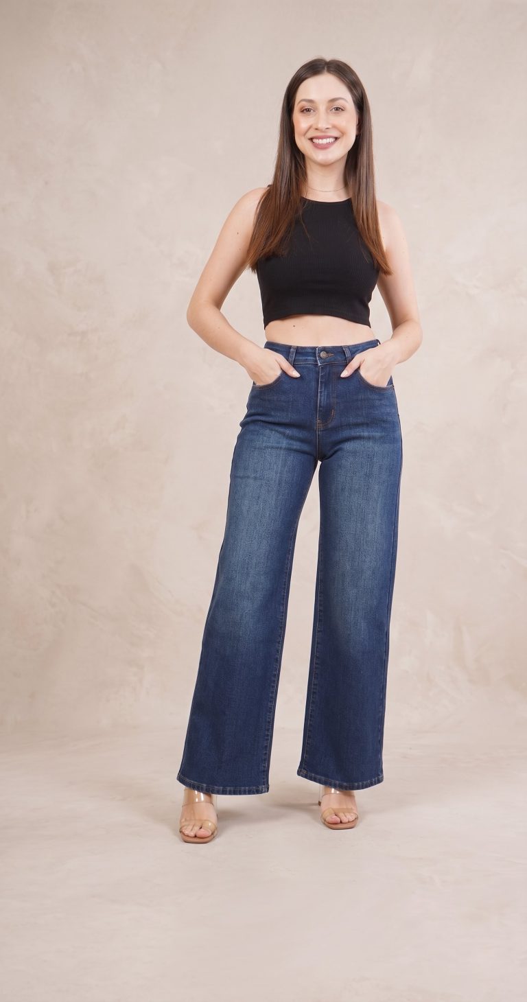 Wide Leg Indigo Comfort