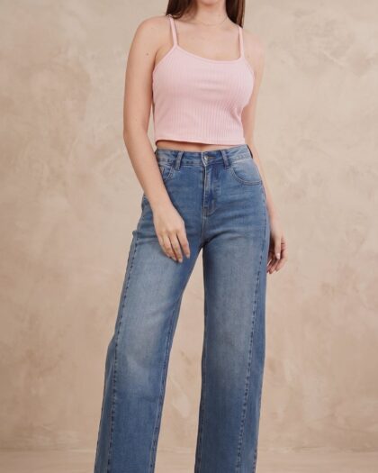 Wide Leg Bow Pocket