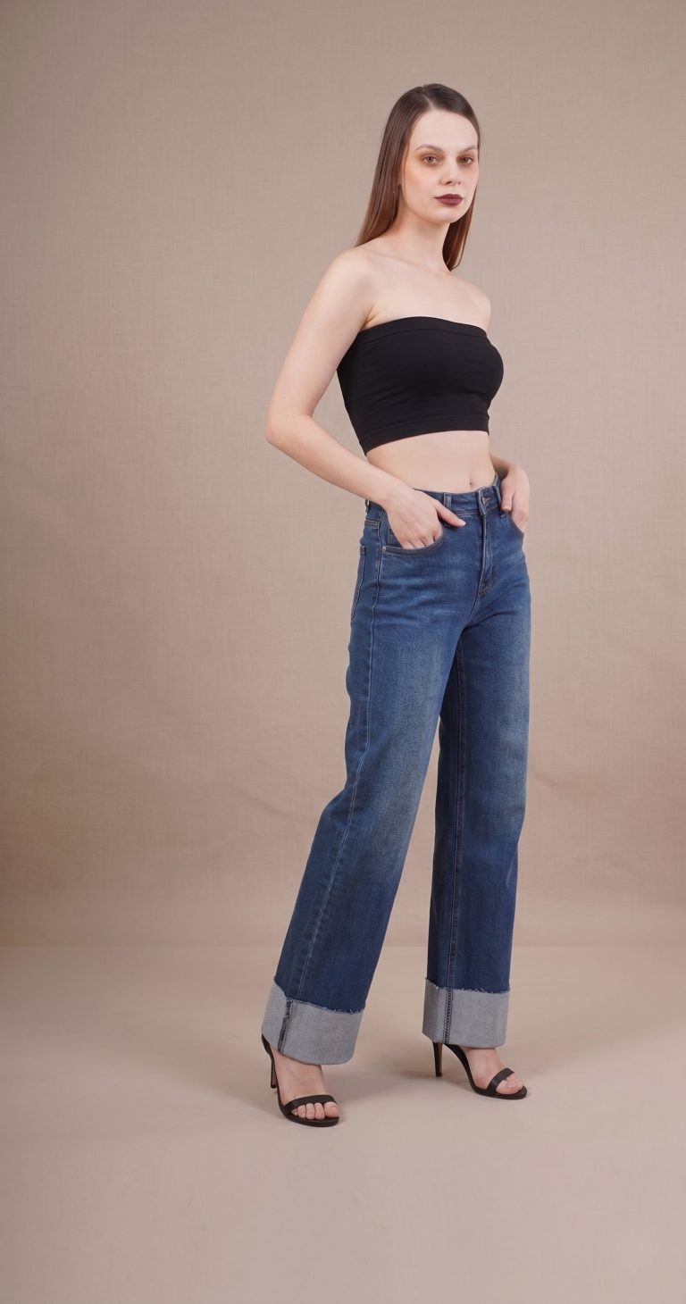 Wide Leg Cuff Mid